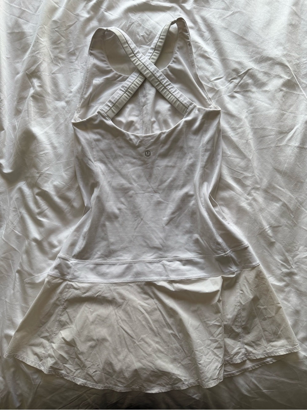 lululemon Hot Hitter Align Dress White Size 6 2013 Luxtreme Tennis Golf